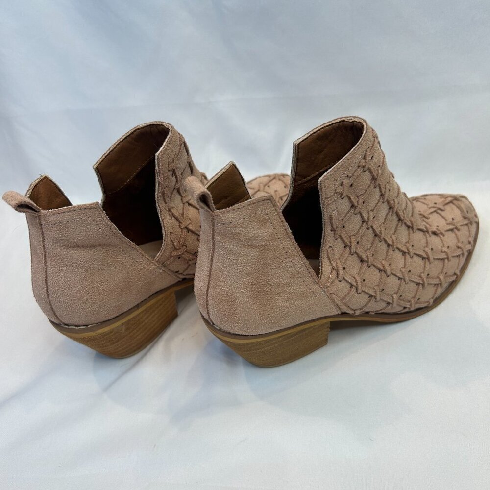 MI.IM Booties Lavin Ankle Faux Suede Booties Size 6 Brown Tan - Picture 5 of 11